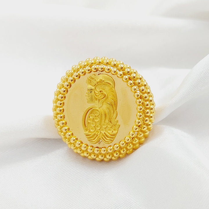 Balls Ounce Ring  Made Of 21K Yellow Gold by Saeed Jewelry-28711