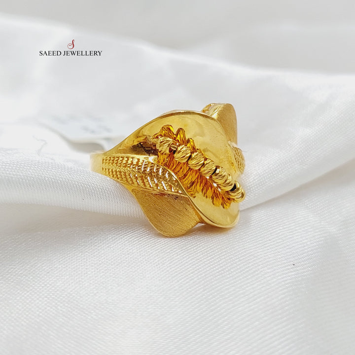 Balls Ring Made Of 21K Yellow Gold by Saeed Jewelry-27573