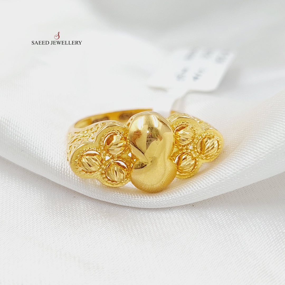 Balls Ring  Made Of 21K Yellow Gold by Saeed Jewelry-28783