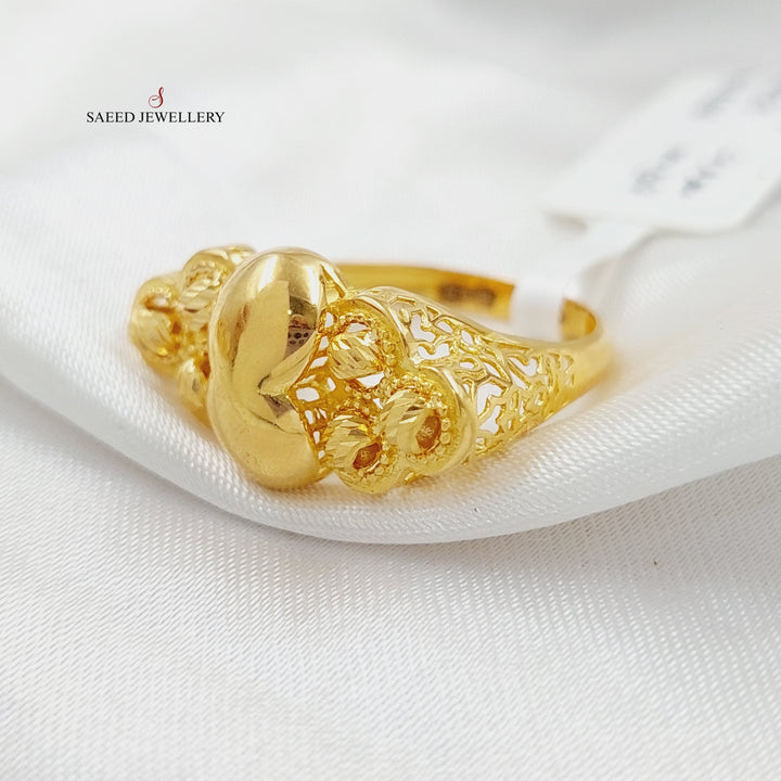 Balls Ring  Made Of 21K Yellow Gold by Saeed Jewelry-28783