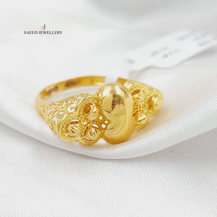 Balls Ring  Made Of 21K Yellow Gold by Saeed Jewelry-28783