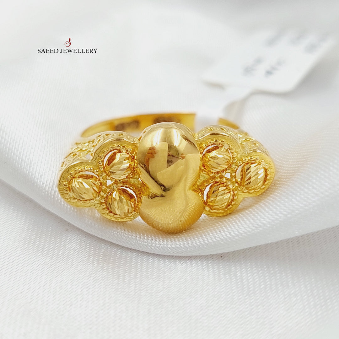 Balls Ring  Made Of 21K Yellow Gold by Saeed Jewelry-28783