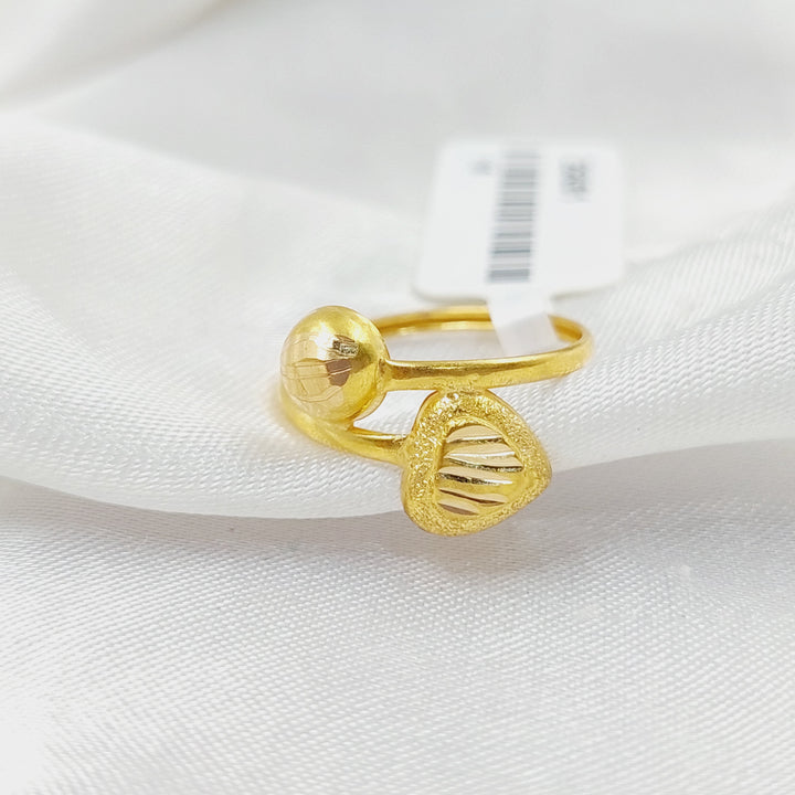 Balls Ring  Made Of 21K Yellow Gold by Saeed Jewelry-29061