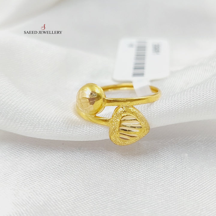 Balls Ring  Made Of 21K Yellow Gold by Saeed Jewelry-29069