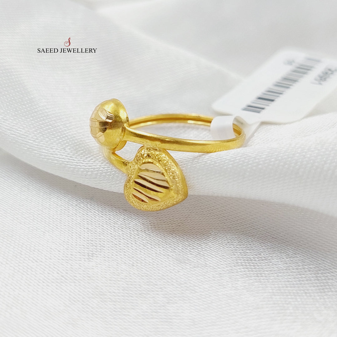 Balls Ring  Made Of 21K Yellow Gold by Saeed Jewelry-29069
