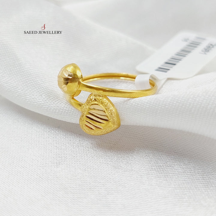 Balls Ring  Made Of 21K Yellow Gold by Saeed Jewelry-29069