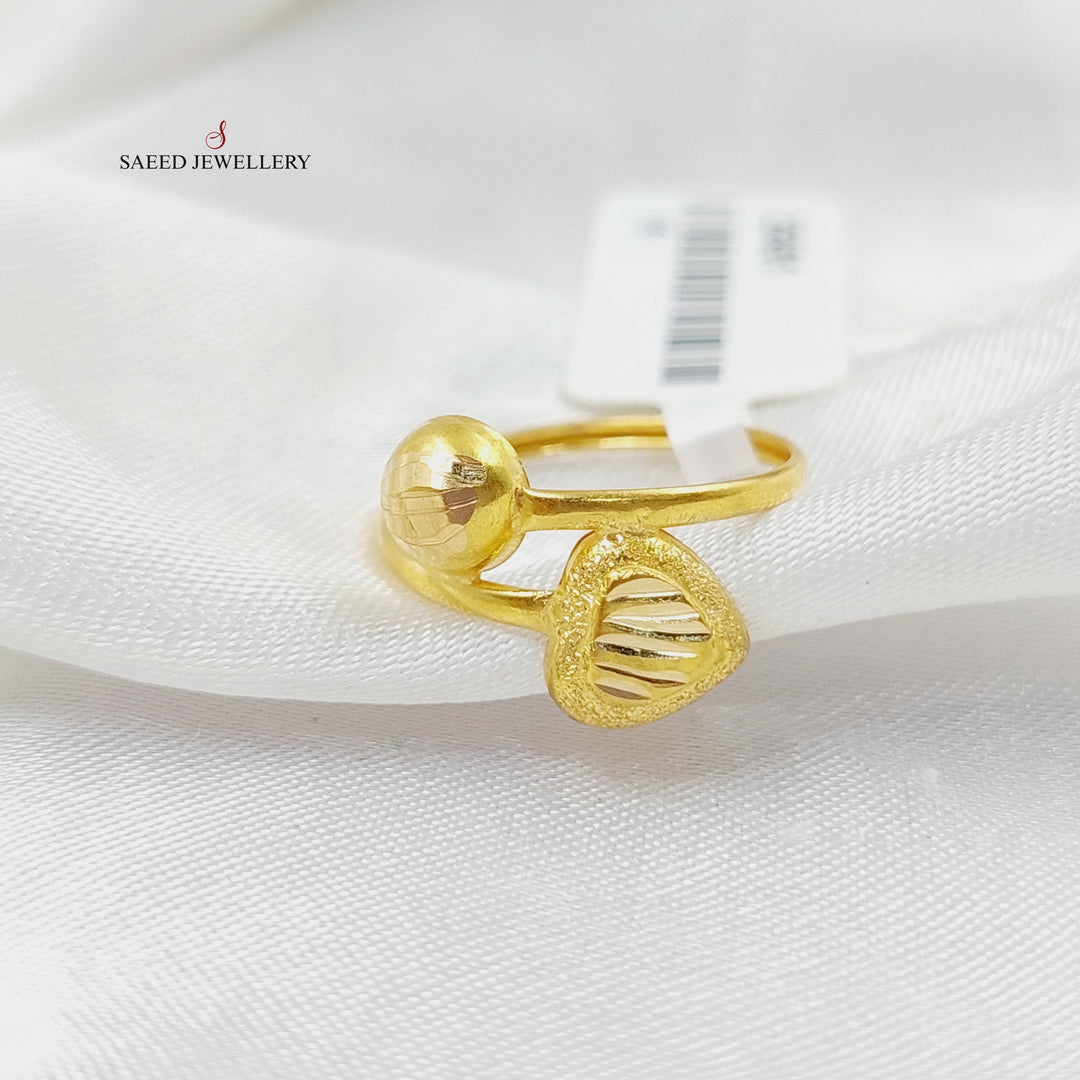 Balls Ring  Made Of 21K Yellow Gold by Saeed Jewelry-29070