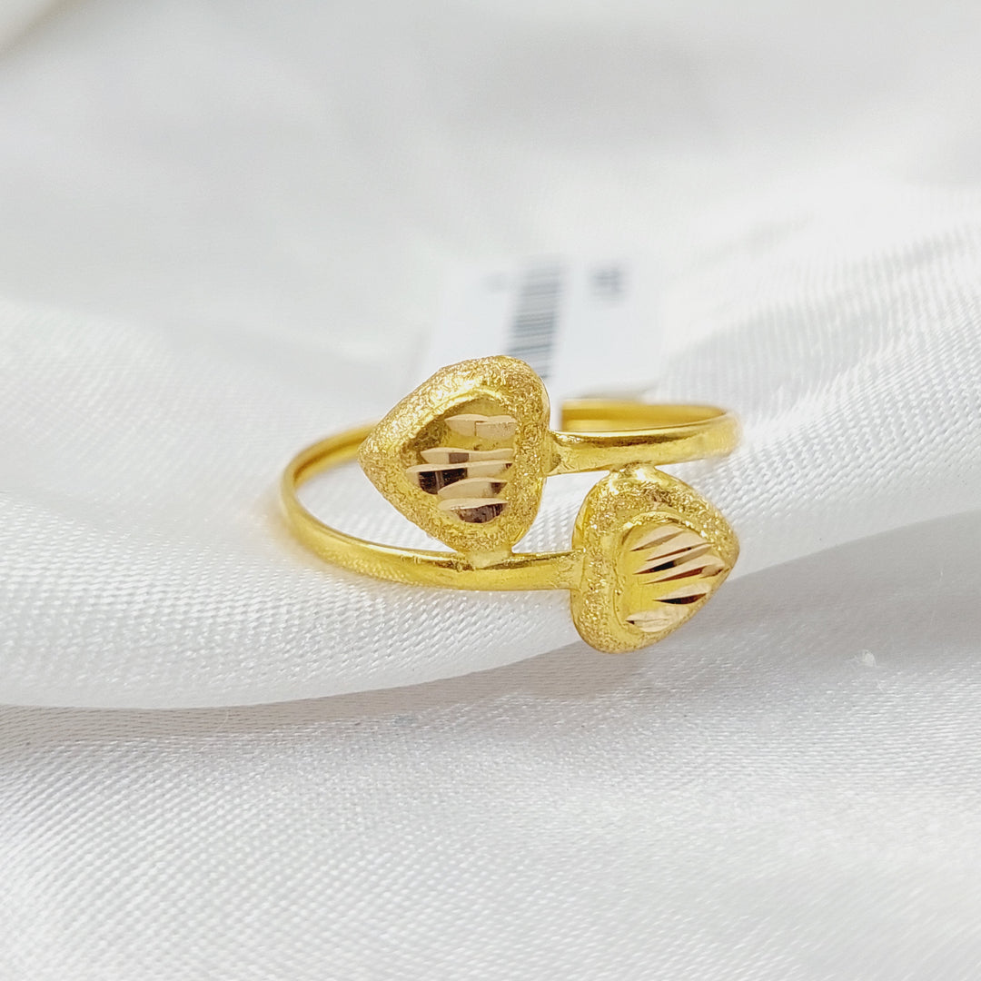 Balls Ring  Made Of 21K Yellow Gold by Saeed Jewelry-29071