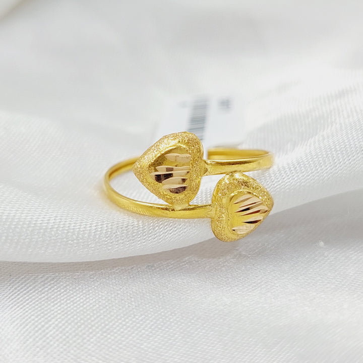 Balls Ring  Made Of 21K Yellow Gold by Saeed Jewelry-29071