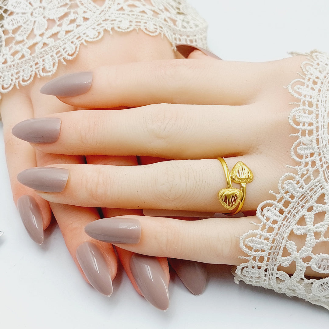 Balls Ring  Made Of 21K Yellow Gold by Saeed Jewelry-29071
