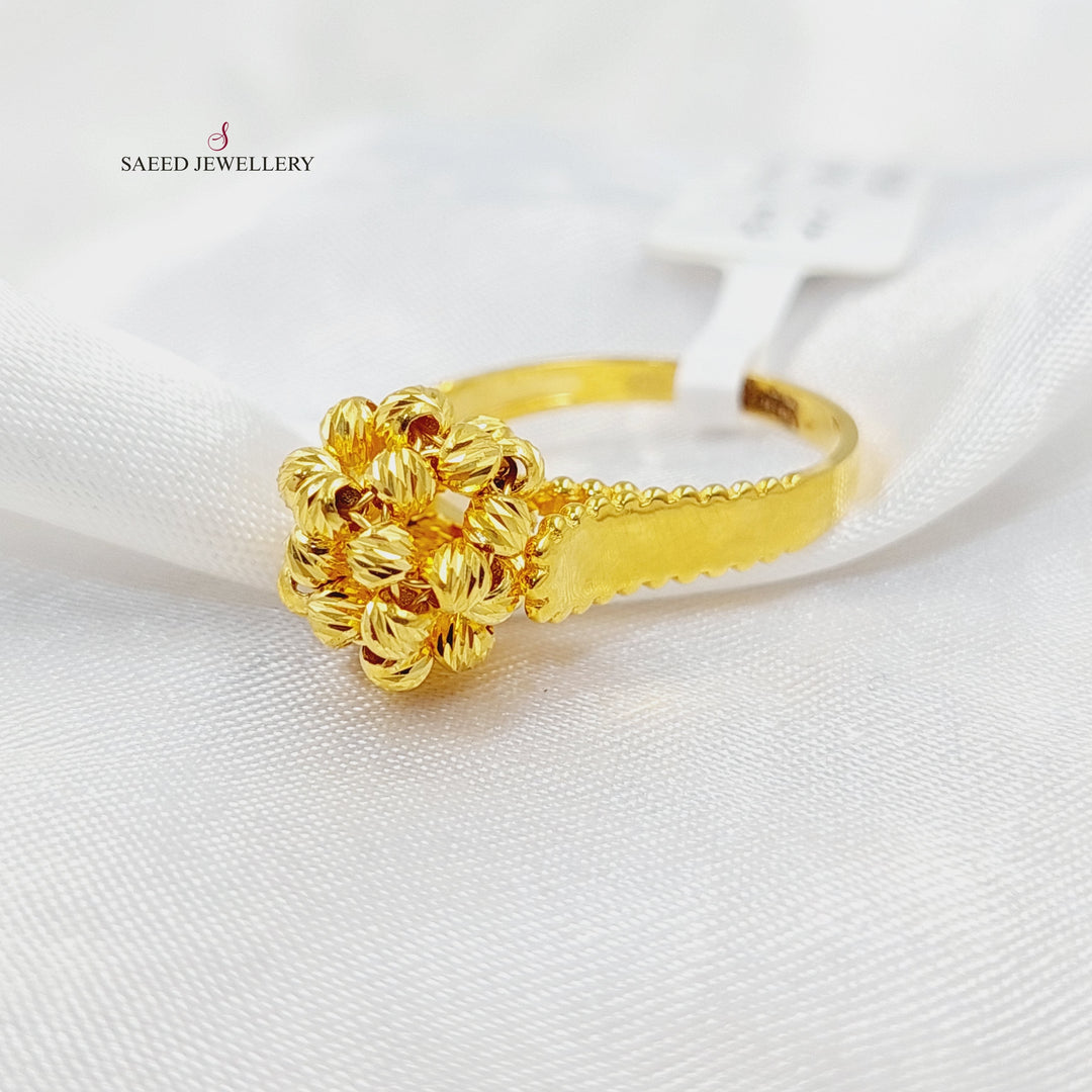 Balls Ring  Made Of 21K Yellow Gold by Saeed Jewelry-30136