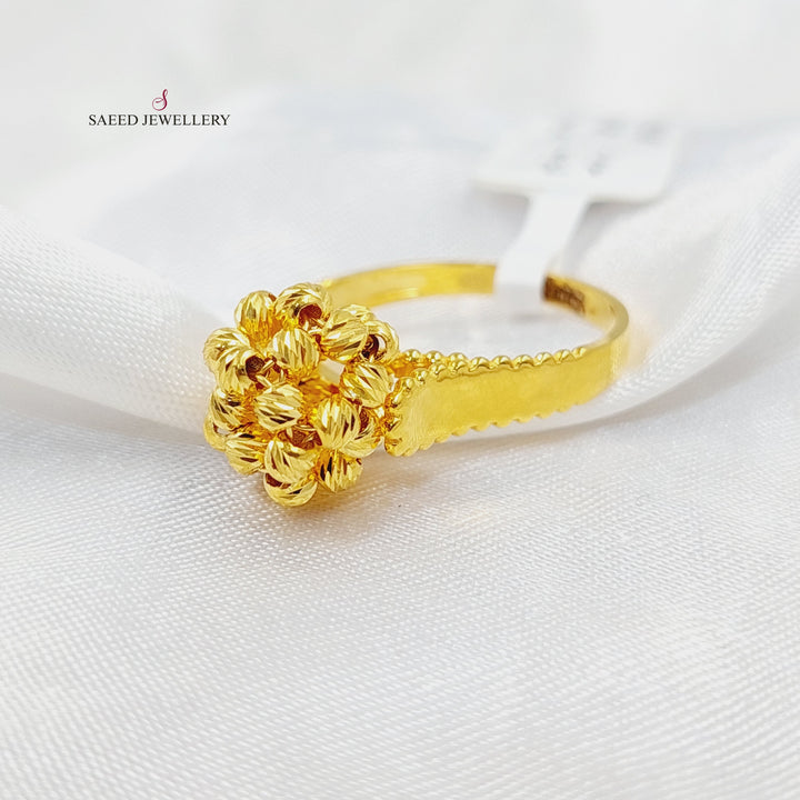 Balls Ring  Made Of 21K Yellow Gold by Saeed Jewelry-30136