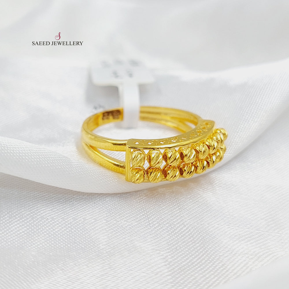 Balls Ring  Made Of 21K Yellow Gold by Saeed Jewelry-30138