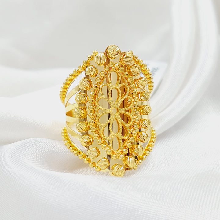 Balls Ring Made Of K Yellow Gold by Saeed Jewelry-28450