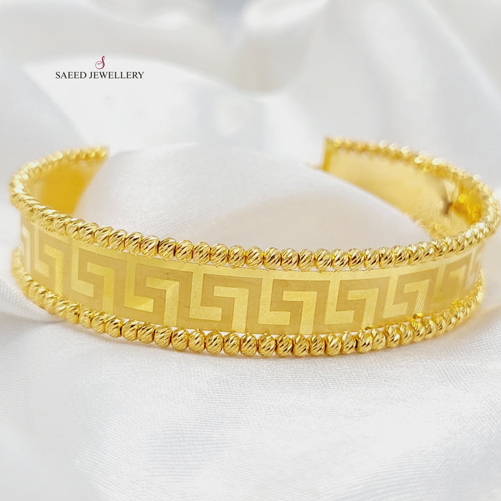 Balls Virna Bangle Bracelet  Made Of 21K Yellow Gold by Saeed Jewelry-29779
