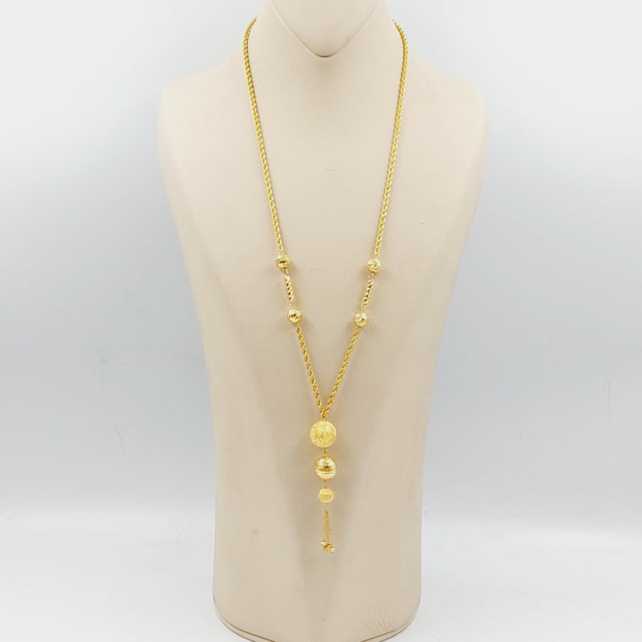 Bead Balls Necklace Made Of 21K Yellow Gold by Saeed Jewelry-28893