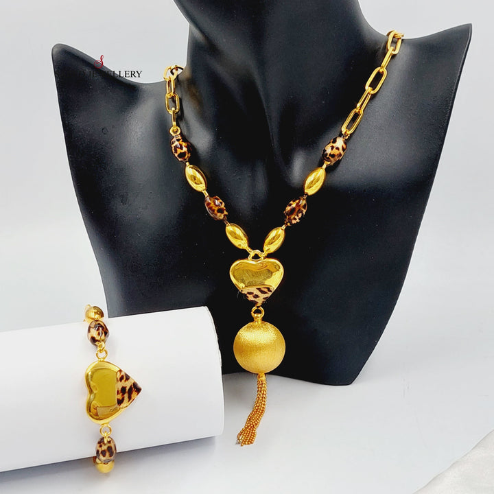 Bead Set Made Of 21K Yellow Gold by Saeed Jewelry-27680