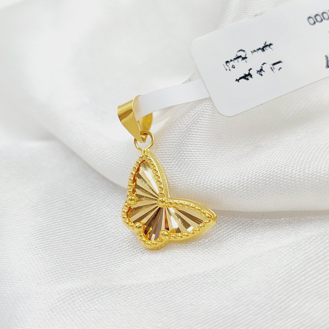 Butterfly Pendant Made Of 18K Yellow Gold by Saeed Jewelry-28518