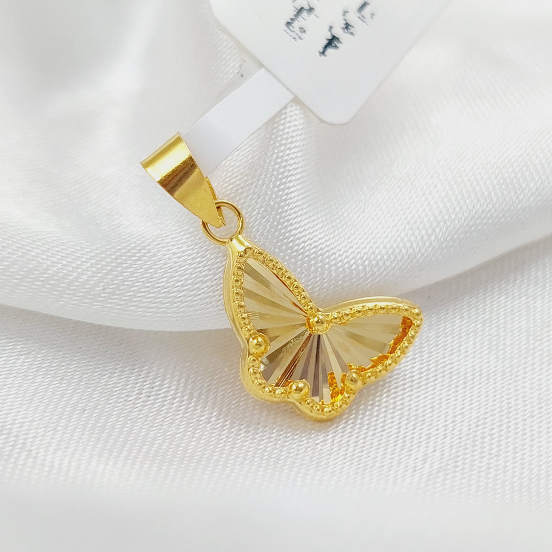 Butterfly Pendant Made Of 18K Yellow Gold by Saeed Jewelry-28518