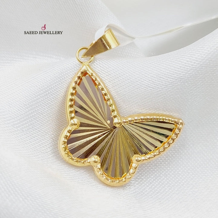 Butterfly Pendant  Made Of 18K Yellow Gold by Saeed Jewelry-29645
