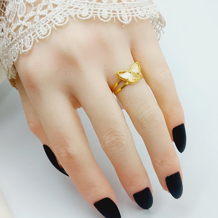 Butterfly Ring Made Of 18K Yellow Gold by Saeed Jewelry-28515