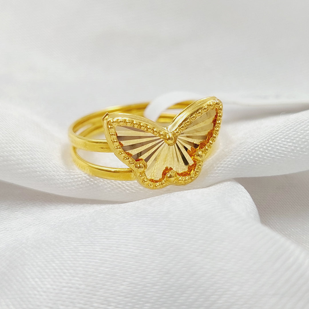 Butterfly Ring Made Of 18K Yellow Gold by Saeed Jewelry-28515