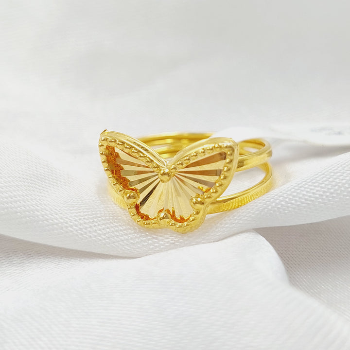 Butterfly Ring Made Of 18K Yellow Gold by Saeed Jewelry-28515