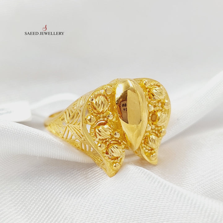 Butterfly Ring Made Of 21K Yellow Gold by Saeed Jewelry-28497