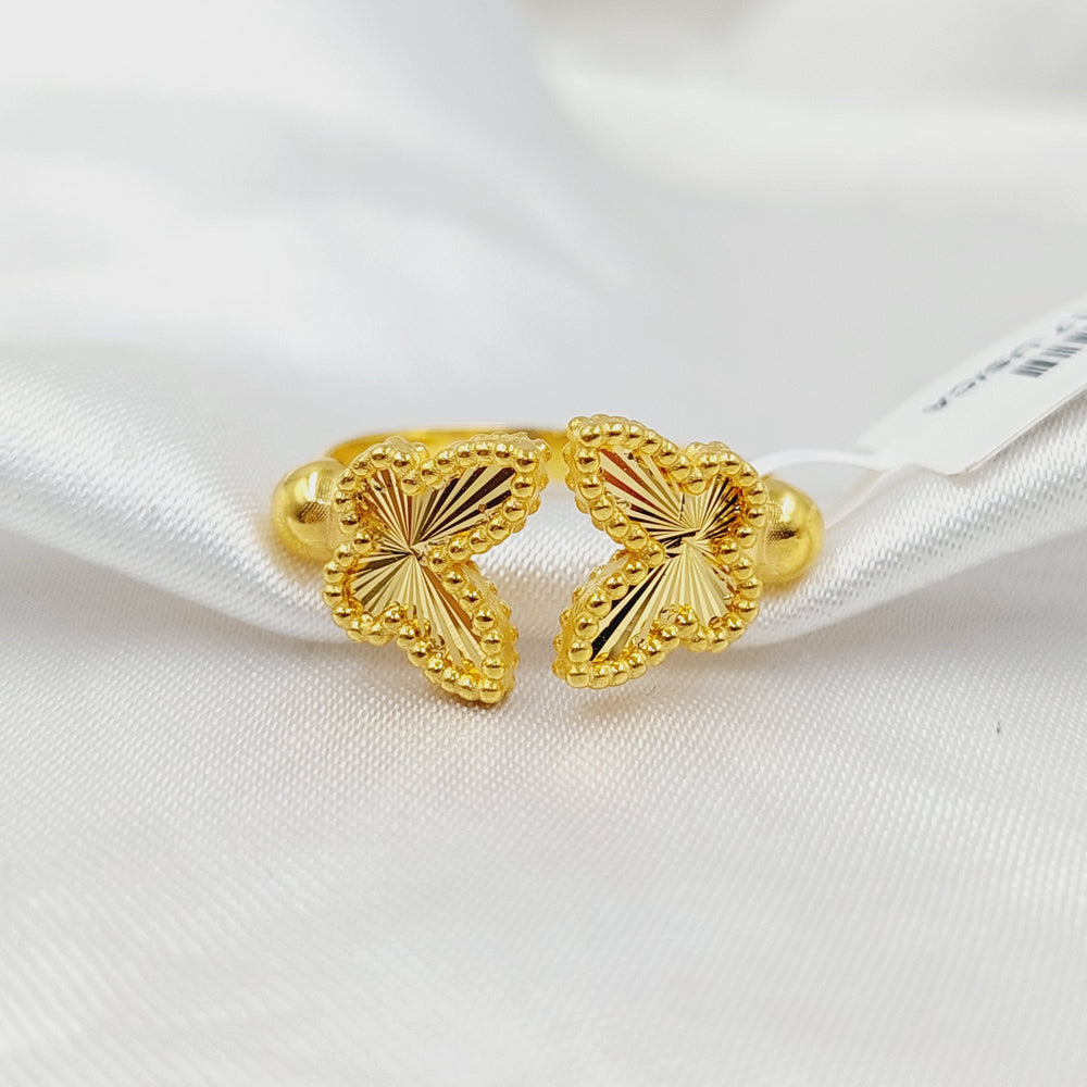 Butterfly Ring  Made of 21K Yellow Gold by Saeed Jewelry-31032