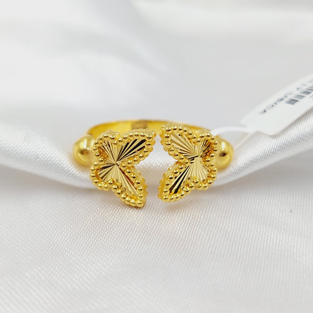 Butterfly Ring  Made of 21K Yellow Gold by Saeed Jewelry-31032