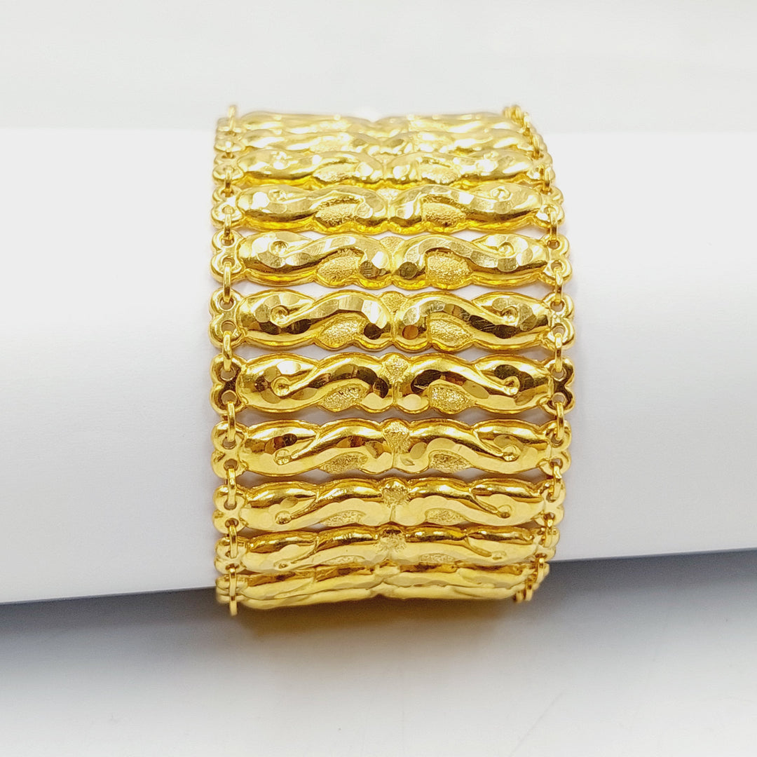 Carpet Bracelet  Made Of 21K Yellow Gold by Saeed Jewelry-29253