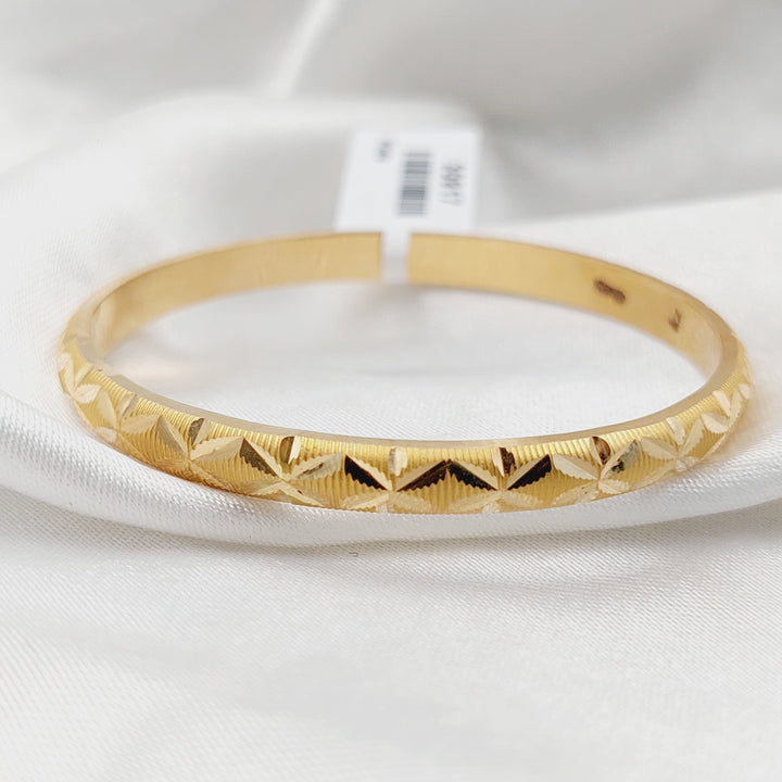 Children's Bangle Made of 21K Yellow Gold
Diameter: 4.5cm | 1.7" by Saeed Jewelry-30917