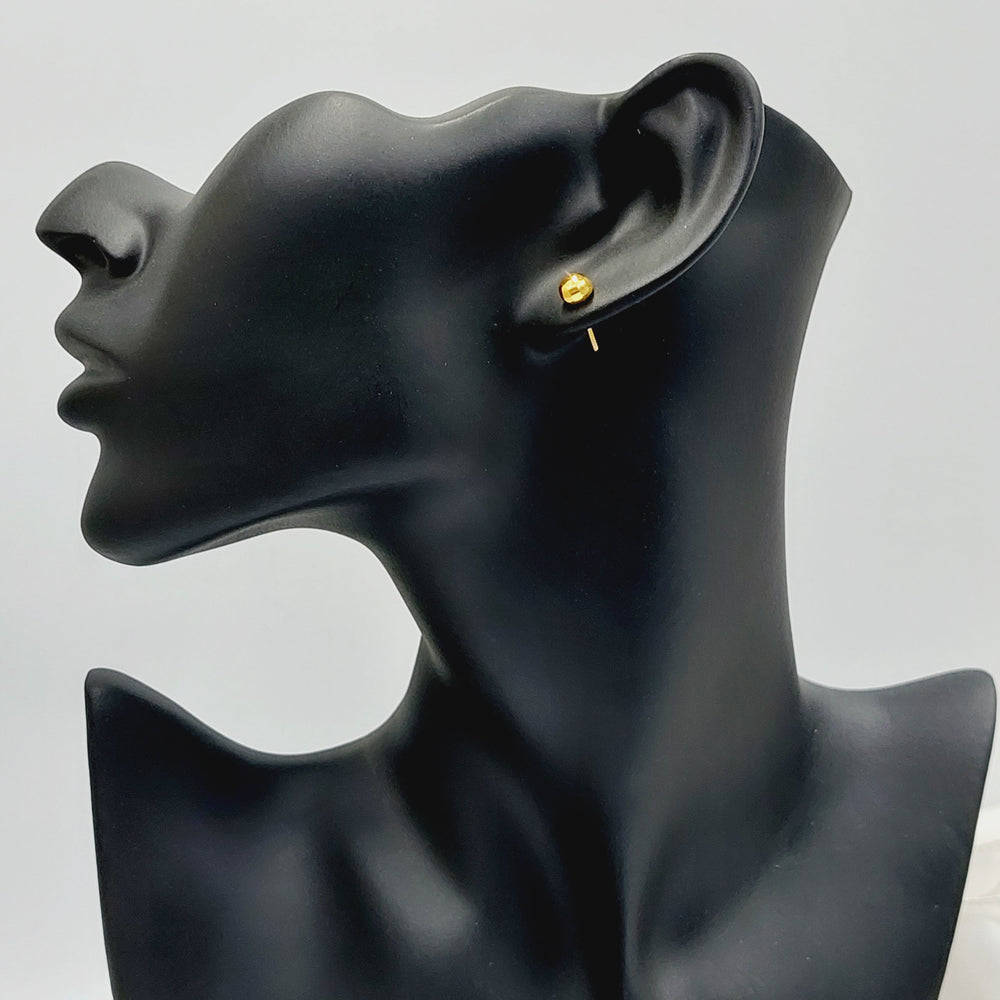 Children's Earrings  Made Of 18K Yellow Gold by Saeed Jewelry-29546