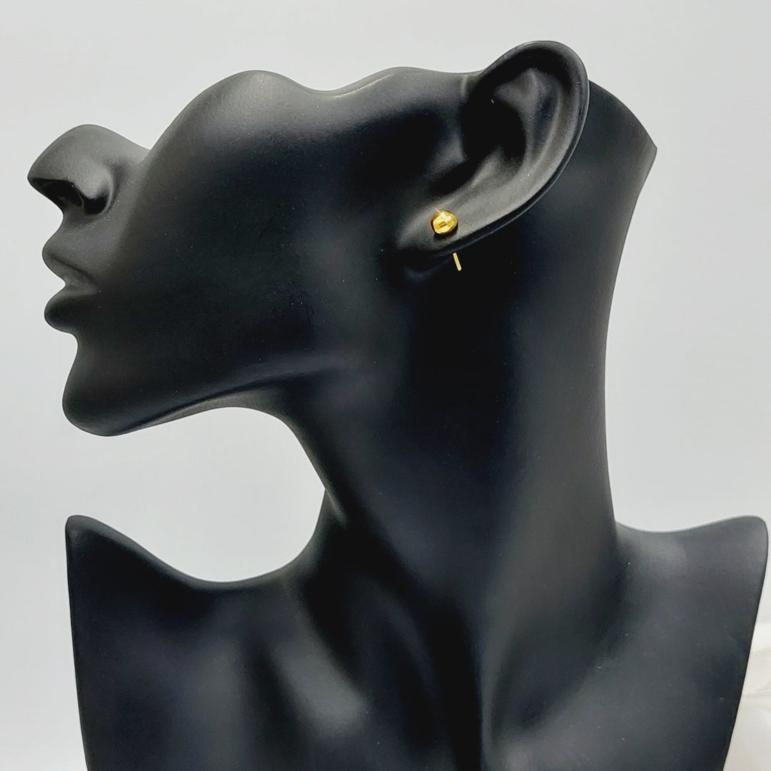 Children's Earrings  Made Of 18K Yellow Gold by Saeed Jewelry-29546