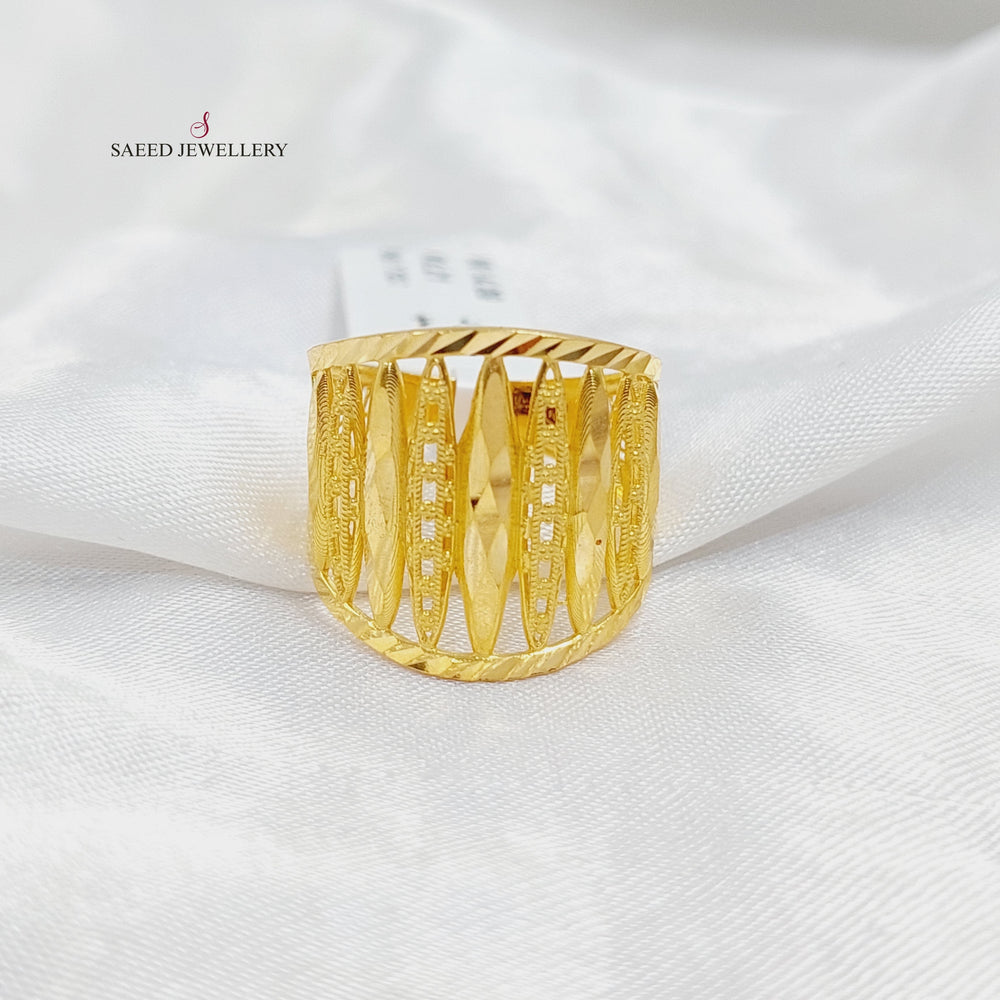 Choker Ring  Made Of 21K Yellow Gold by Saeed Jewelry-30153