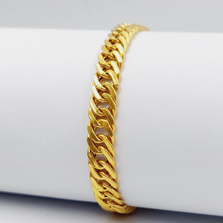 Cuban Links Bracelet  Made Of 21K Yellow Gold by Saeed Jewelry-28922