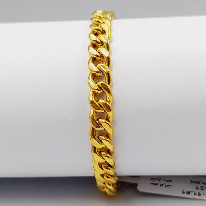 Cuban Links Bracelet  Made Of 21K Yellow Gold by Saeed Jewelry-29164