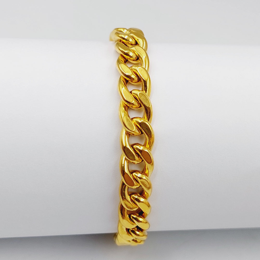 Cuban Links Bracelet  Made Of 21K Yellow Gold by Saeed Jewelry-29165