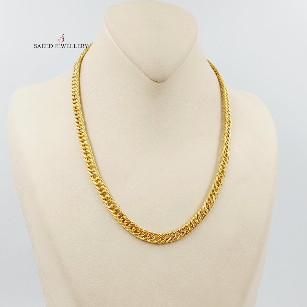 Cuban Links Necklace  Made Of 21K Yellow Gold by Saeed Jewelry-30094