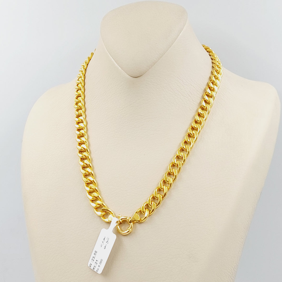 Cuban Links Necklace  Made Of 21K Yellow Gold by Saeed Jewelry-30242