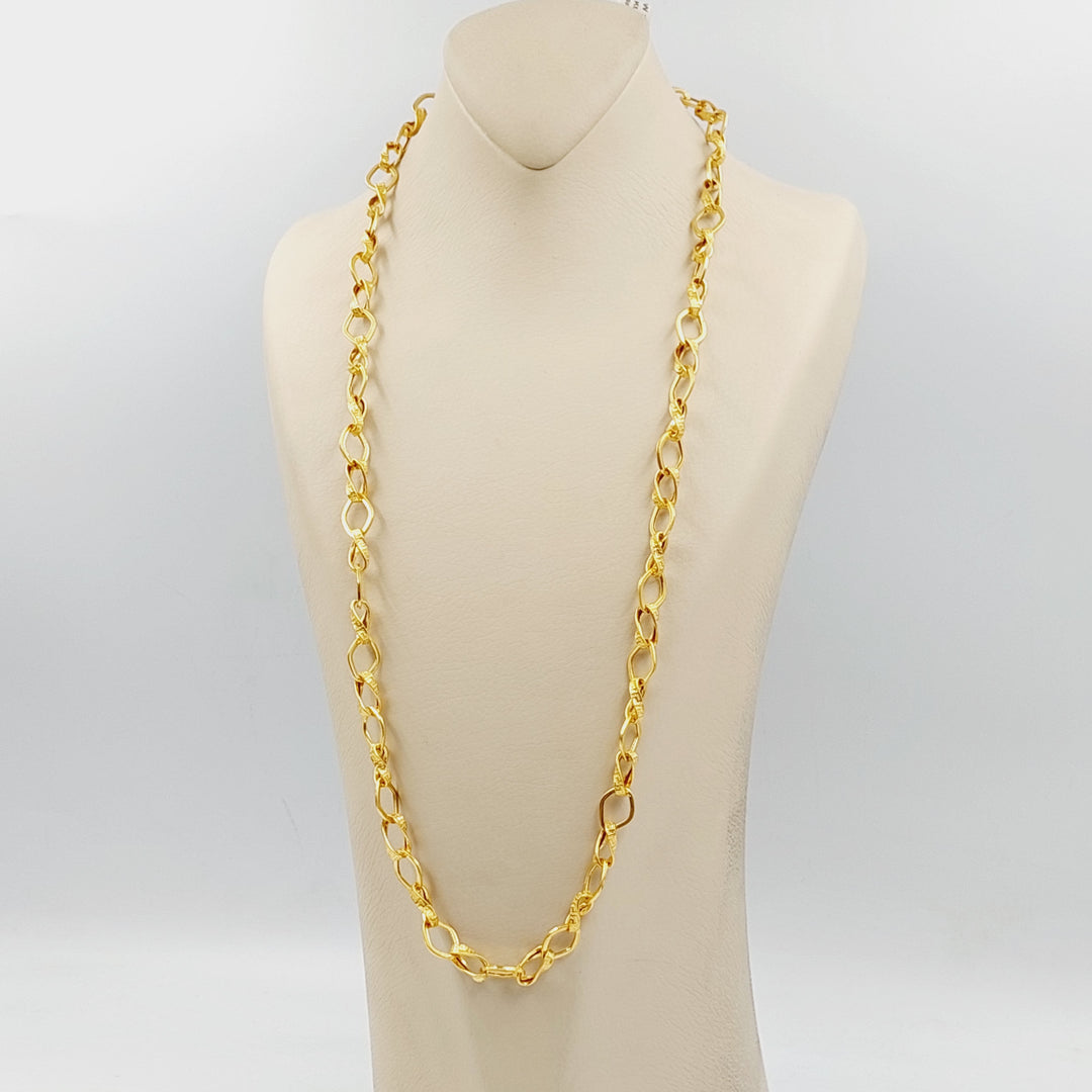 Cuban Links Necklace  Made Of 21K Yellow Gold by Saeed Jewelry-30515