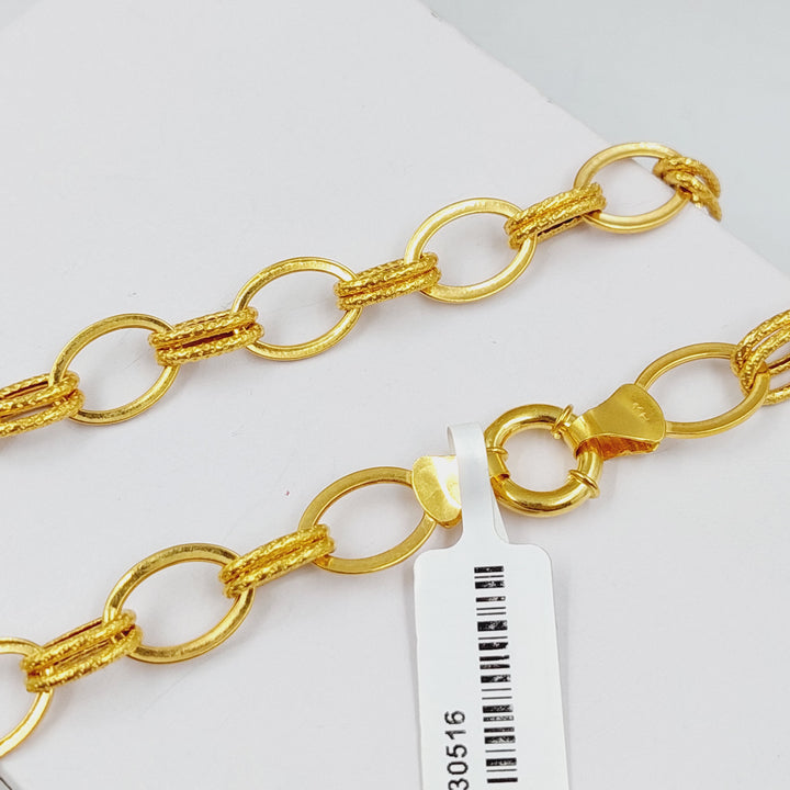 Cuban Links Necklace  Made Of 21K Yellow Gold by Saeed Jewelry-30516
