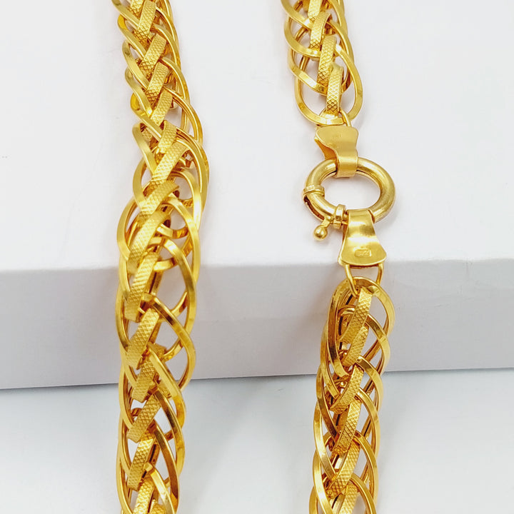 Cuban Links Set  Made Of 21K Yellow Gold by Saeed Jewelry-29016