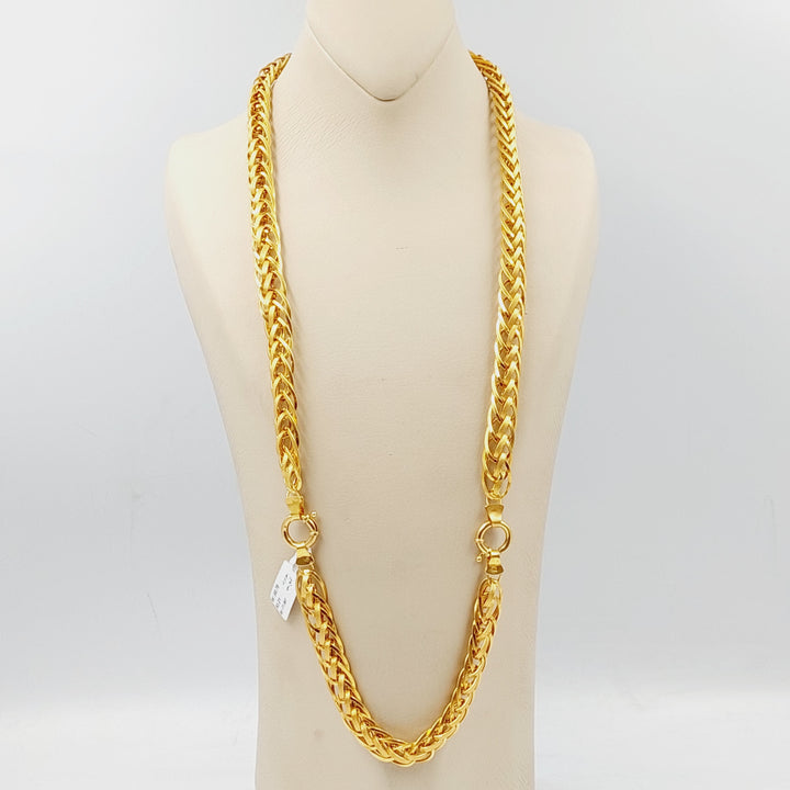 Cuban Links Set  Made Of 21K Yellow Gold by Saeed Jewelry-29016