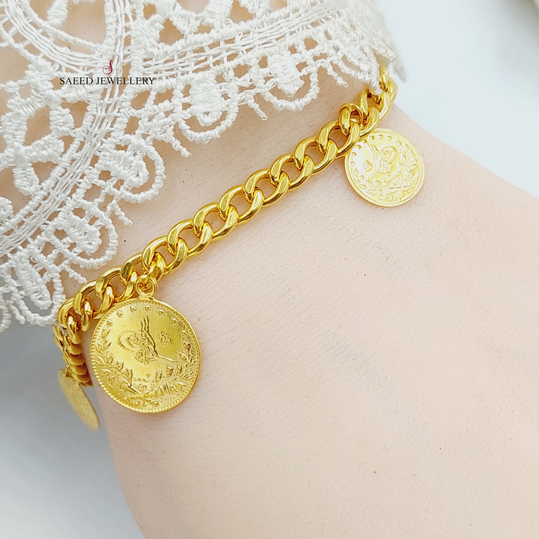 Dandash Bracelet  Made of 21K Yellow Gold by Saeed Jewelry-30843