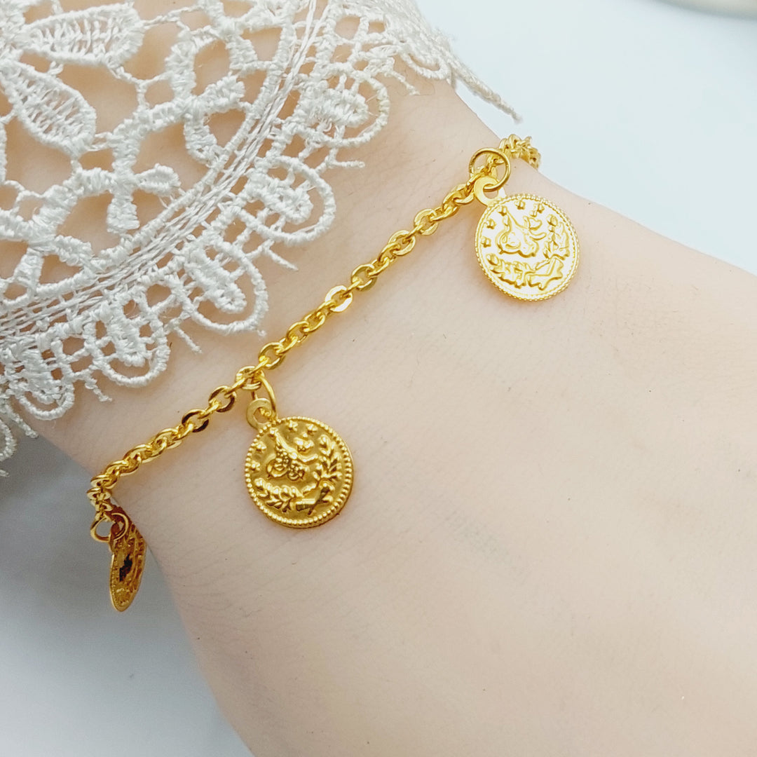 Dandash Bracelet  Made of 21K Yellow Gold by Saeed Jewelry-30976