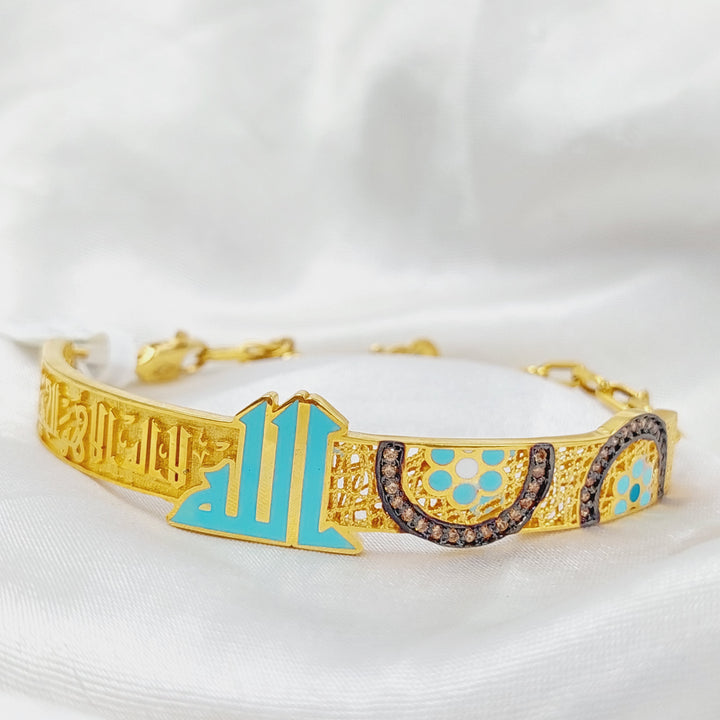 Dandash Islamic Bracelet  Made Of 21K Yellow Gold by Saeed Jewelry-29046