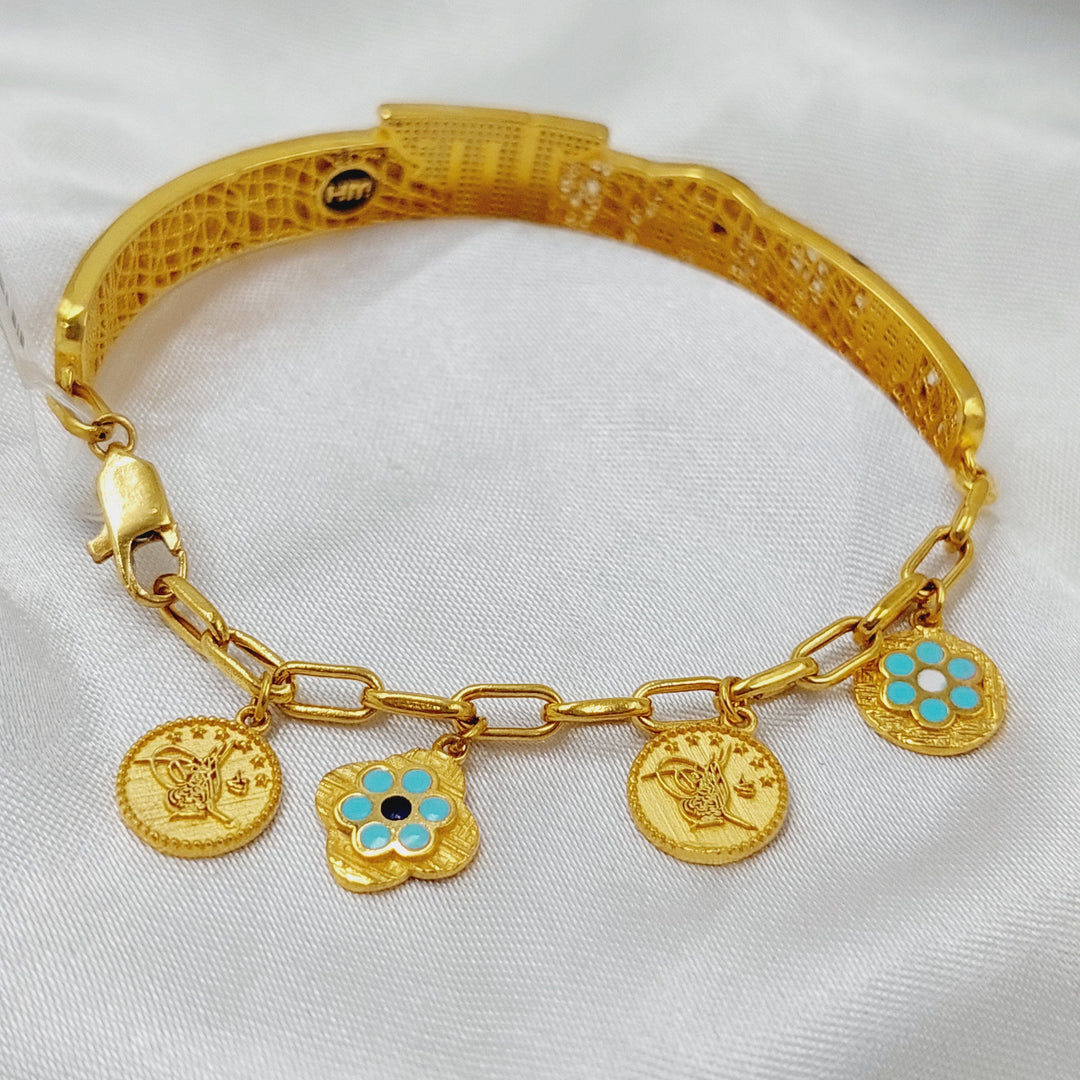 Dandash Islamic Bracelet  Made Of 21K Yellow Gold by Saeed Jewelry-29046