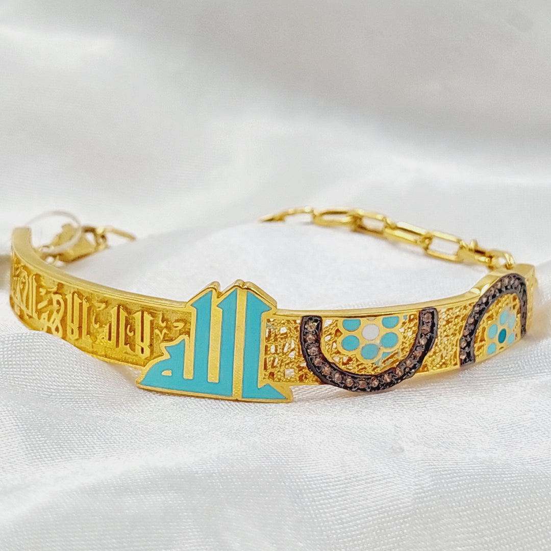 Dandash Islamic Bracelet  Made Of 21K Yellow Gold by Saeed Jewelry-29046
