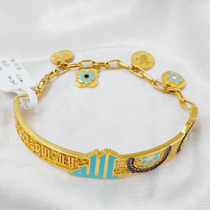 Dandash Islamic Bracelet  Made Of 21K Yellow Gold by Saeed Jewelry-29046